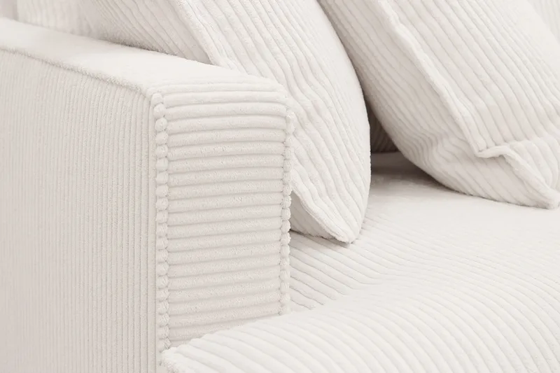 Rossita Lyx 4-istuttava Erittäin syvä Sohva divaanilla Oikea - Offwhite Manchester - Huonekalut - Sohva - Divaanisohva