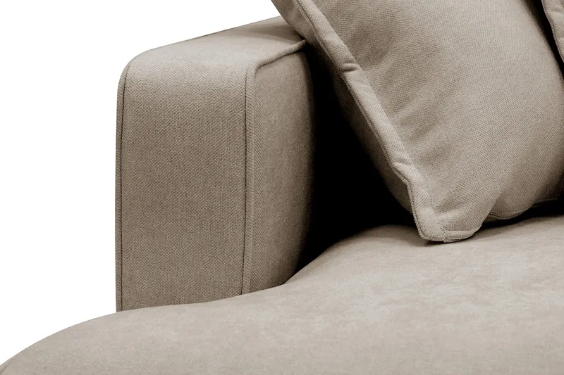 Rossita Lyx 4-istuttava Erittäin syvä Sohva divaanilla Oikea - Ruskea Kangas - Huonekalut - Sohva - Divaanisohva