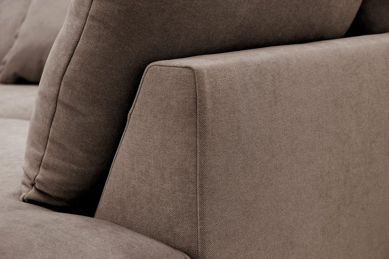 Rossita Lyx 4-istuttava Erittäin syvä Sohva divaanilla Oikea - Ruskea Kangas - Huonekalut - Sohva - Divaanisohva