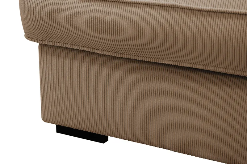 Rossita Lyx 4-istuttava Erittäin syvä Sohva divaanilla Oikea - Ruskea Vakosametti - Huonekalut - Sohva - Divaanisohva