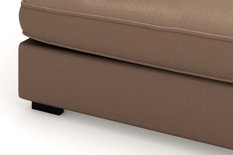 Rossita Lyx 4-istuttava Erittäin syvä Sohva divaanilla Oikea - Ruskea Vakosametti - Huonekalut - Sohva - Divaanisohva