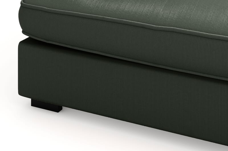 Rossita Lyx 4-istuttava Erittäin syvä Sohva divaanilla Oikea - Tummanvihreä Vakosametti - Huonekalut - Sohva - Divaanisohva