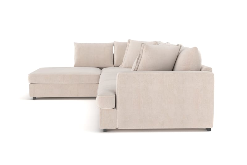 Rossita Lyx 4-istuttava Erittäin syvä Sohva divaanilla Vasen - Beige Chenille - Huonekalut - Sohva - Divaanisohva