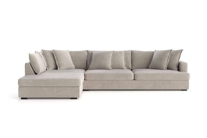 Rossita Lyx 4-istuttava Erittäin syvä Sohva divaanilla Vasen - Beige Chenille - Huonekalut - Sohva - Divaanisohva
