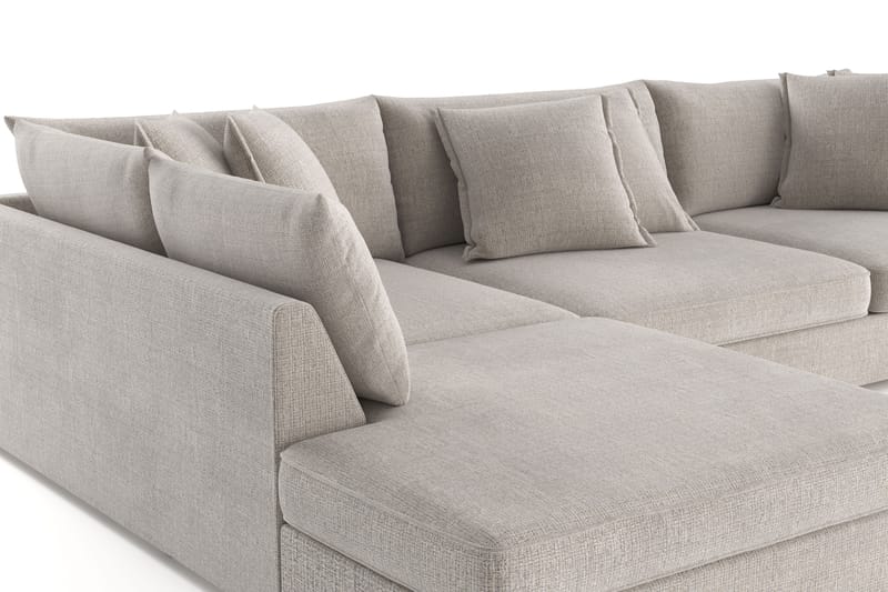 Rossita Lyx 4-istuttava Erittäin syvä Sohva divaanilla Vasen - Beige Chenille - Huonekalut - Sohva - Divaanisohva