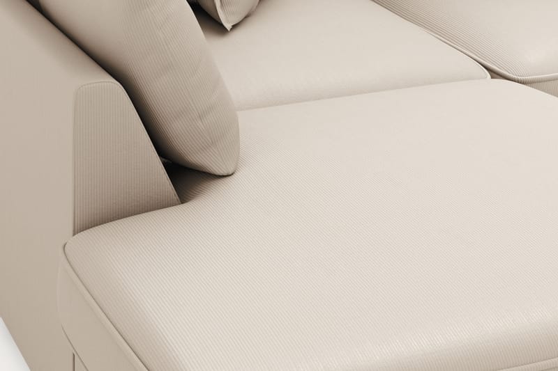 Rossita Lyx 4-istuttava Erittäin syvä Sohva divaanilla Vasen - Greige Manchester - Huonekalut - Sohva - Divaanisohva