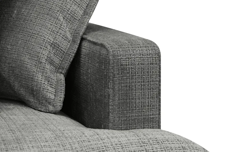 Rossita Lyx 4-istuttava Erittäin syvä Sohva divaanilla Vasen - Harmaa Chenille - Huonekalut - Sohva - Divaanisohva