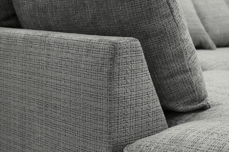 Rossita Lyx 4-istuttava Erittäin syvä Sohva divaanilla Vasen - Harmaa Chenille - Huonekalut - Sohva - Divaanisohva