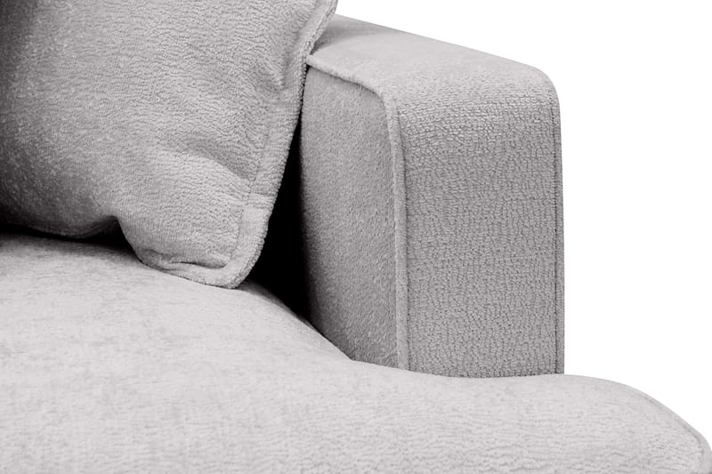 Rossita Lyx 4-istuttava Erittäin syvä Sohva divaanilla Vasen - Harmaa Chenille - Huonekalut - Sohva - Divaanisohva