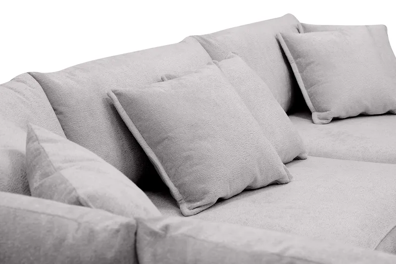 Rossita Lyx 4-istuttava Erittäin syvä Sohva divaanilla Vasen - Harmaa Chenille - Huonekalut - Sohva - Divaanisohva