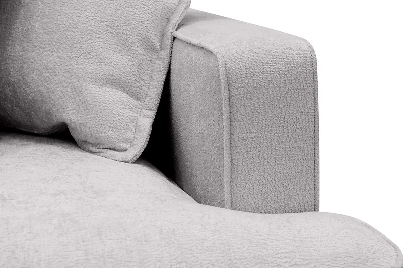 Rossita Lyx 4-istuttava Erittäin syvä Sohva divaanilla Vasen - Harmaa Chenille - Huonekalut - Sohva - Divaanisohva