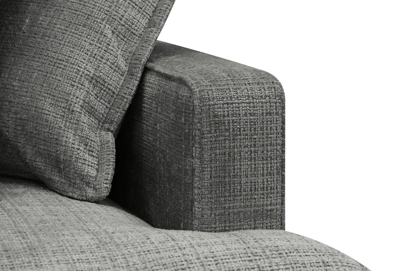 Rossita Lyx 4-istuttava Erittäin syvä Sohva divaanilla Vasen - Harmaa Chenille - Huonekalut - Sohva - Divaanisohva