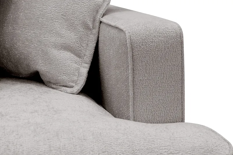 Rossita Lyx 4-istuttava Erittäin syvä Sohva divaanilla Vasen - Harmaa/Ruskea Chenille - Huonekalut - Sohva - Divaanisohva