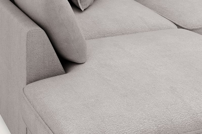 Rossita Lyx 4-istuttava Erittäin syvä Sohva divaanilla Vasen - Harmaa/Ruskea Chenille - Huonekalut - Sohva - Divaanisohva