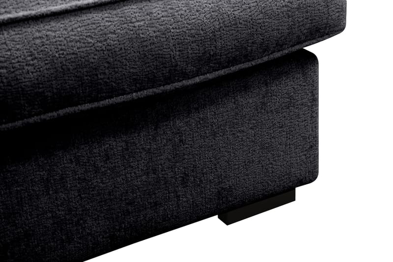 Rossita Lyx 4-istuttava Erittäin syvä Sohva divaanilla Vasen - Musta Chenille - Huonekalut - Sohva - Divaanisohva