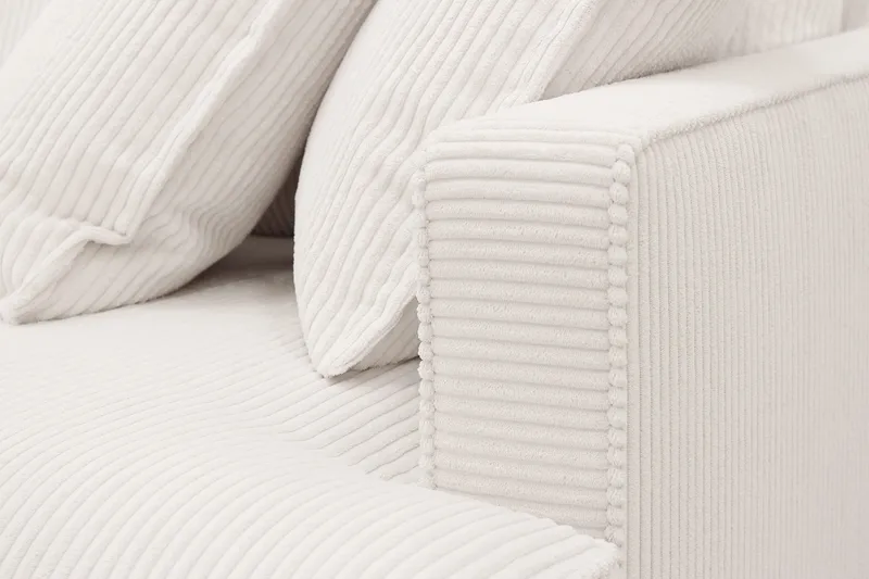 Rossita Lyx 4-istuttava Erittäin syvä Sohva divaanilla Vasen - Offwhite Manchester - Huonekalut - Sohva - Divaanisohva