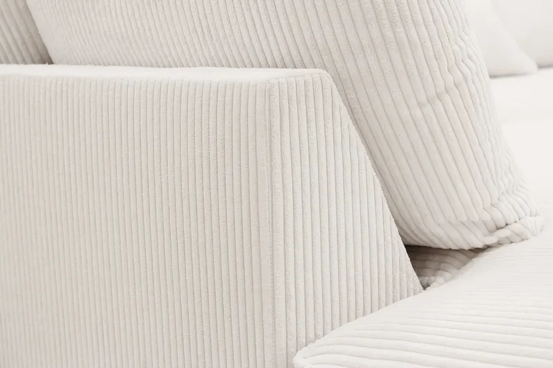 Rossita Lyx 4-istuttava Erittäin syvä Sohva divaanilla Vasen - Offwhite Manchester - Huonekalut - Sohva - Divaanisohva