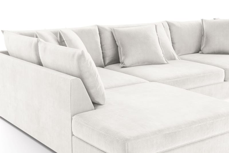 Rossita Lyx 4-istuttava Erittäin syvä Sohva divaanilla Vasen - Offwhite Manchester - Huonekalut - Sohva - Divaanisohva