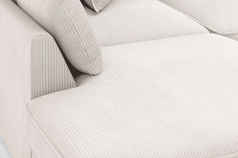 Rossita Lyx 4-istuttava Erittäin syvä Sohva divaanilla Vasen - Offwhite Manchester - Huonekalut - Sohva - Divaanisohva