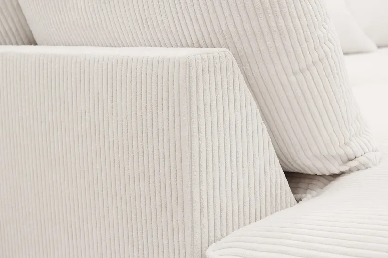 Rossita Lyx 4-istuttava Erittäin syvä Sohva divaanilla Vasen - Offwhite Manchester - Huonekalut - Sohva - Divaanisohva