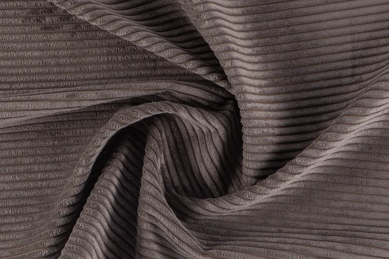 Rossita Lyx 4-istuttava Erittäin syvä Sohva divaanilla Vasen - Tummanharmaa Vakosametti - Huonekalut - Sohva - Divaanisohva