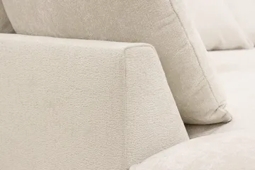 Rossita Lyx 4-istuttava Vasenkätinen L-muotoinen Extra Syvä Divaanisohva Chenille-kankaalla - Beige Chenille - Huonekalut - Sohva - Divaanisohva