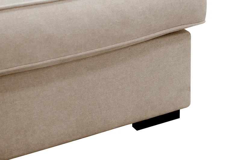Rossita Lyx 4-istuttava Vasenkätinen L-muotoinen Extra Syvä Divaanisohva Kankaalla - Beige Kangas - Huonekalut - Sohva - Divaanisohva