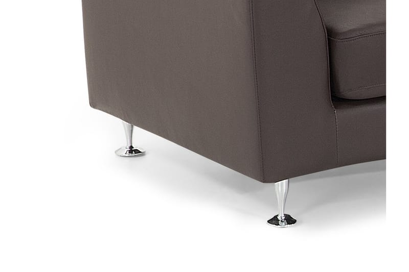 Divaanisohva Rotunde 448 cm - Ruskea - Huonekalut - Sohva - Nahkasohva