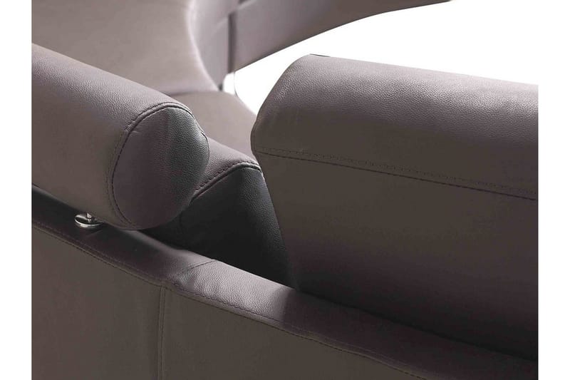 Divaanisohva Rotunde 448 cm - Ruskea - Huonekalut - Sohva - Nahkasohva