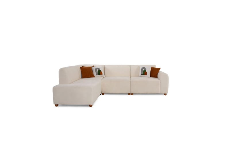 Valkoinen Rynvar Sohva divaanilla 4-istuttava