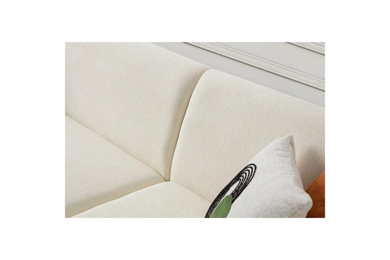 Rynvar Sohva divaanilla 4-istuttava - Valkoinen - Huonekalut - Sohva - Divaanisohva