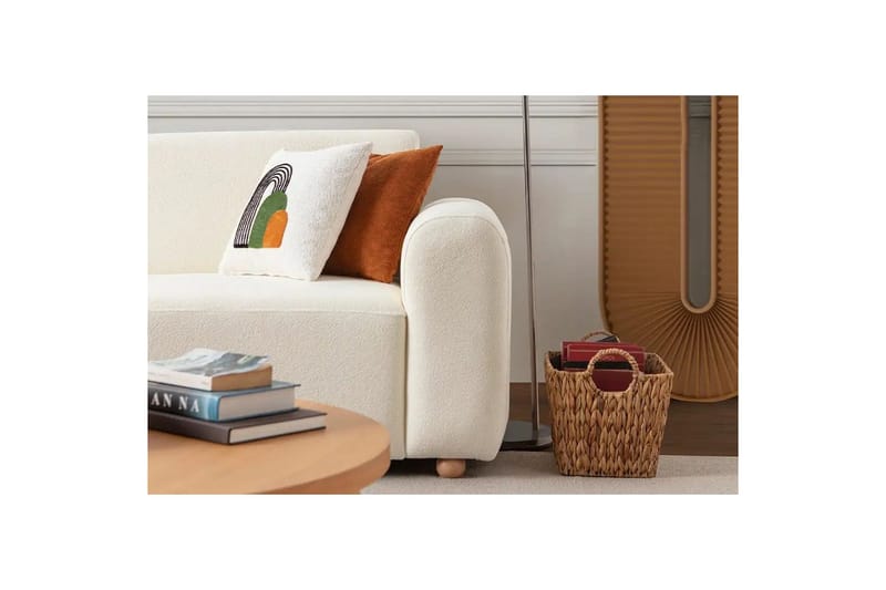 Rynvar Sohva divaanilla 4-istuttava - Valkoinen - Huonekalut - Sohva - Divaanisohva