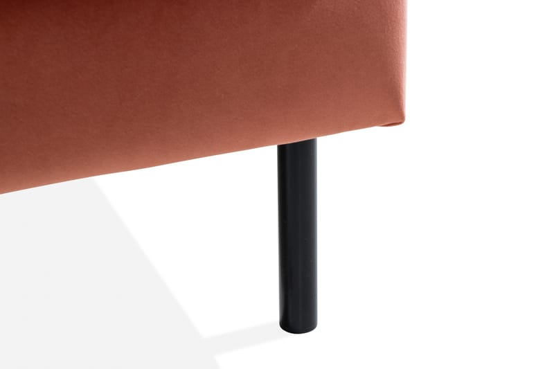 Samettisohva Elion 2,5:n ist avopäädyllä Oikea - Roosa - Huonekalut - Sohva - Divaanisohva