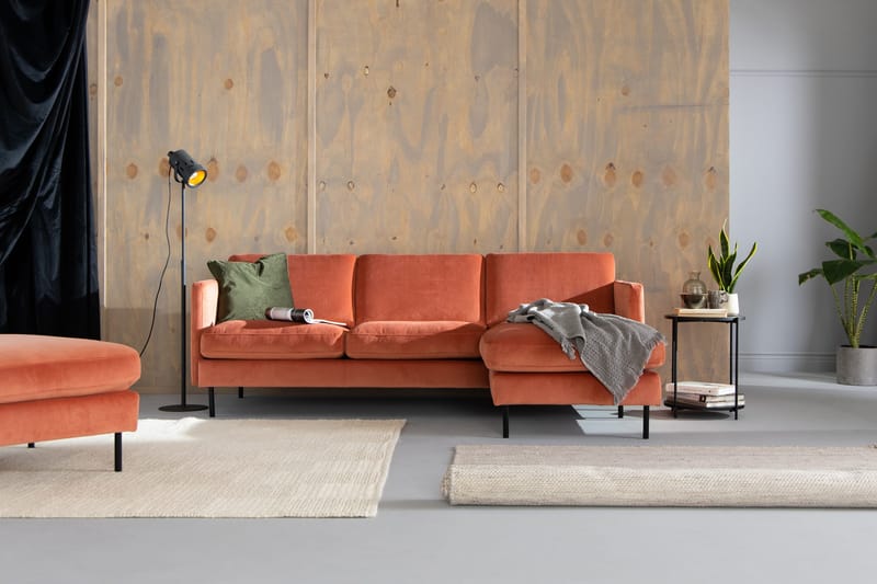 Samettisohva Elion 2:n ist divaanilla Oikea - Roosa - Huonekalut - Sohva - Divaanisohva