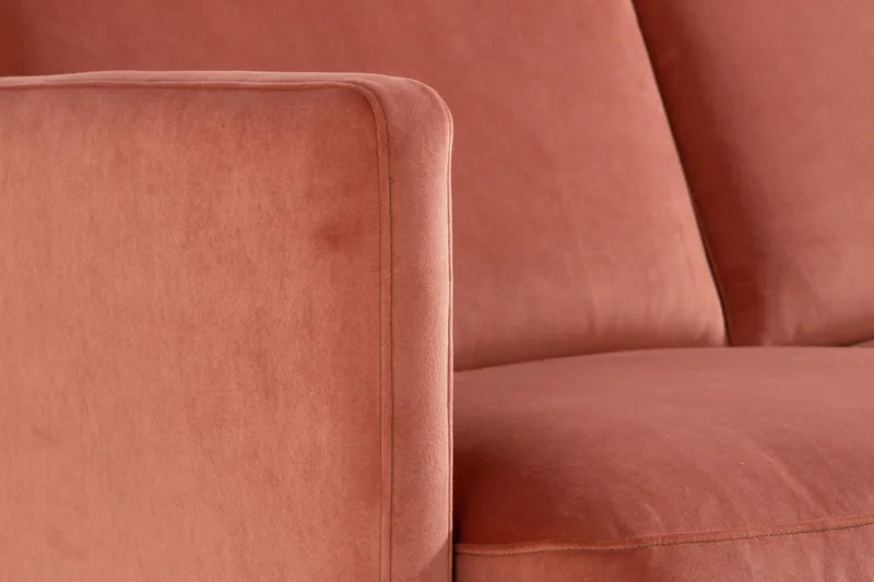 Samettisohva Elion 2:n ist divaanilla Vasen - Roosa - Huonekalut - Sohva - Divaanisohva