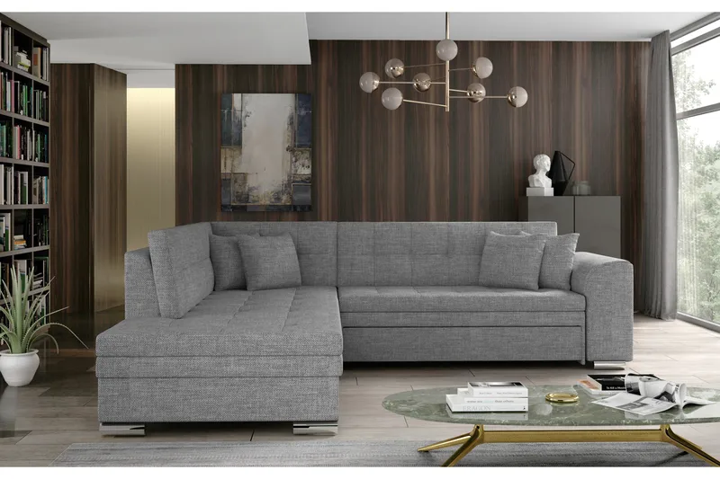 Sohva avopäädyllä Fuentre Vasen, Harmaa