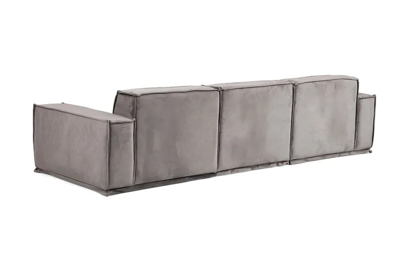 Sohva divaanilla Woodlaw 3:n ist - Harmaa - Huonekalut - Sohva - 3:n istuttava sohva