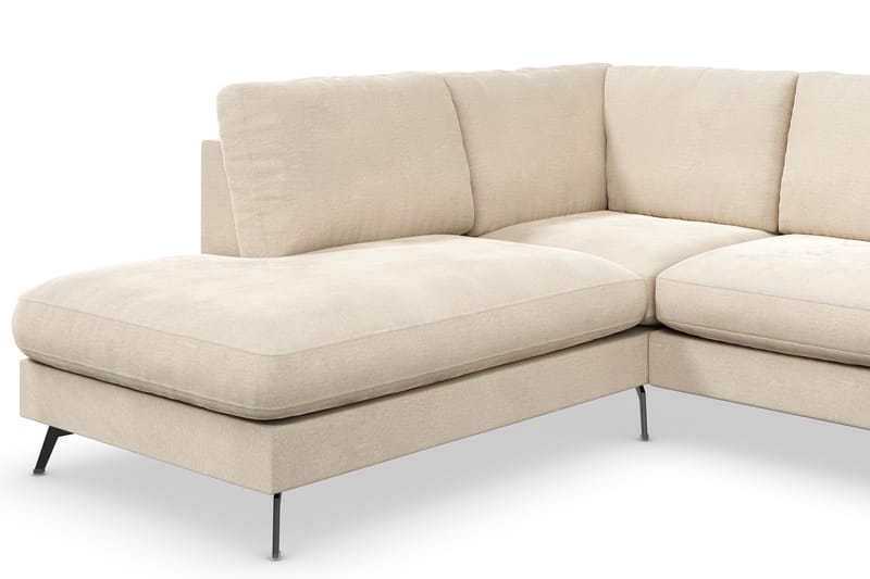 Sohva Friday Lyx 4:n ist avopäädyllä Vasen Sametti - Beige - Huonekalut - Sohva - Divaanisohva