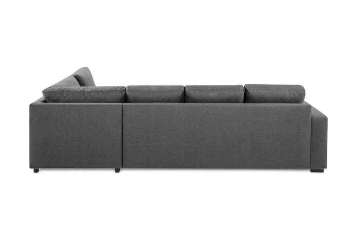Sohva Nevada Limited Edition 3:n ist avopäädyllä Vasen - Tummanharmaa - 3 istuttava sohva divaanilla - Divaanisohva