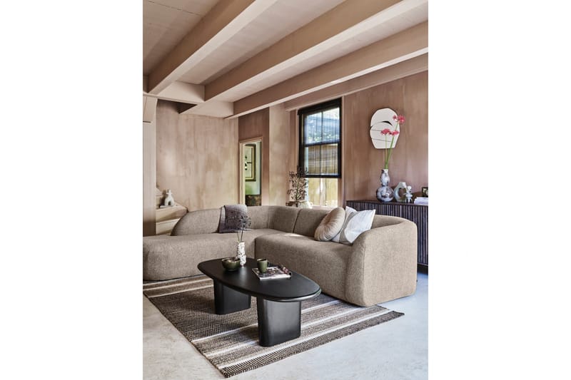 Sohva sängyllä Mooli 3-istuttava - Luonnonväri Melange - Huonekalut - Sohva - Divaanisohva - 3 istuttava sohva divaanilla