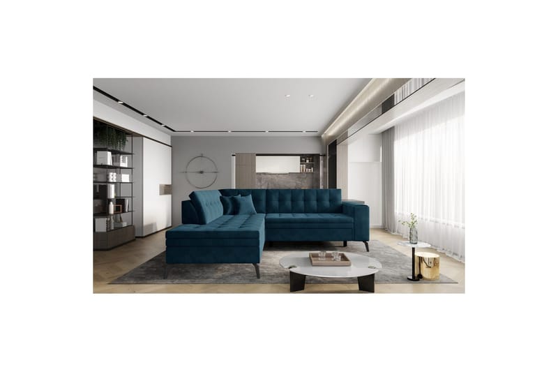 Sohvaosa Eltap Lanvin 260x210x93 cm - Velvetmat 40, Vasen - Huonekalut - Sohva - Divaanisohva