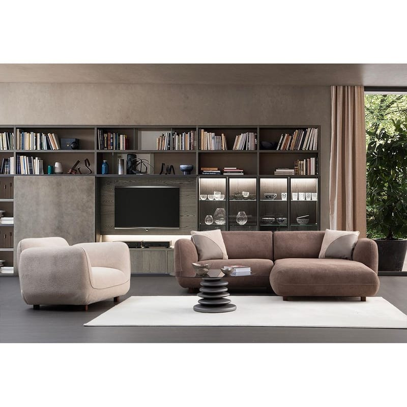 Talrosen 3-istuttava sohva sisältää Divaani - Ruskea - Huonekalut - Sohva - Divaanisohva - 3 istuttava sohva divaanilla