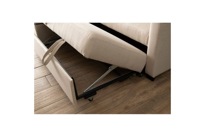 Tareen Sohva divaanilla 3-hengen - Beige - Huonekalut - Sohva - Divaanisohva - 3 istuttava sohva divaanilla