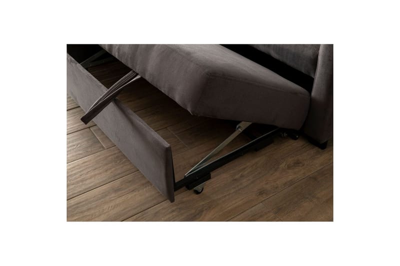 Tareen Sohva divaanilla 3-hengen - Harmaa - Huonekalut - Sohva - Divaanisohva - 3 istuttava sohva divaanilla