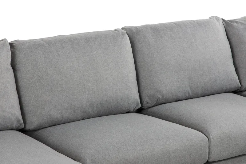 Trend 5-istuttava Vasenkätinen U-muotoinen Kulmasohva Divaanilla Kankaasta - Harmaa - Huonekalut - Sohva - Kulmasohva - Kulmadivaanisohva