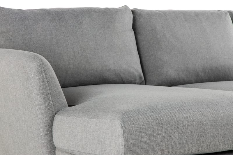 Trend 5-istuttava Vasenkätinen U-muotoinen Kulmasohva Divaanilla Kankaasta - Harmaa - Huonekalut - Sohva - Kulmasohva - Kulmadivaanisohva