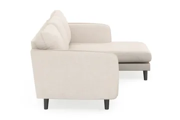 Trend Lyx 3-istuttava Oikeakätinen L-muotoinen Divaanisohva Kankaalla - Beige - Huonekalut - Sohva - Divaanisohva