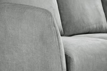 Trend Lyx 3-istuttava Oikeakätinen L-muotoinen Divaanisohva Kankaalla - Harmaa - Huonekalut - Sohva - Divaanisohva