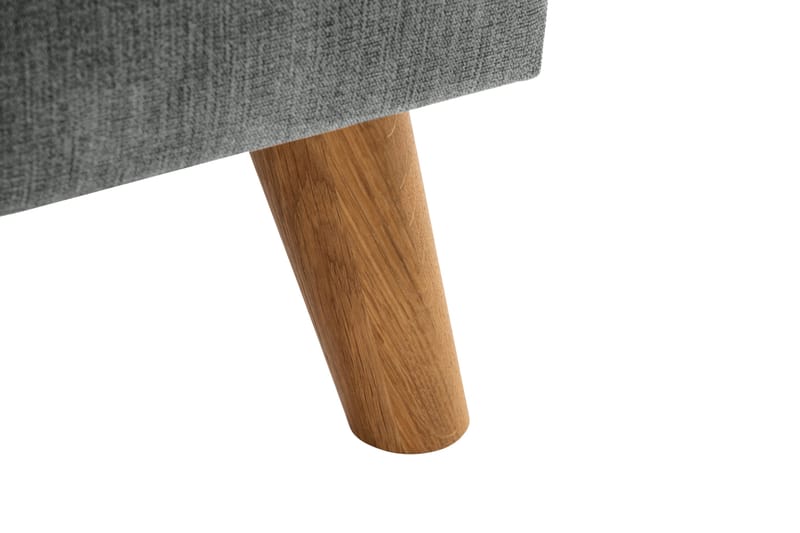 Trend Lyx 3-istuttava Oikeakätinen L-muotoinen Divaanisohva Kankaalla - Harmaa - Huonekalut - Sohva - Divaanisohva - 4 istuttava sohva divaanilla