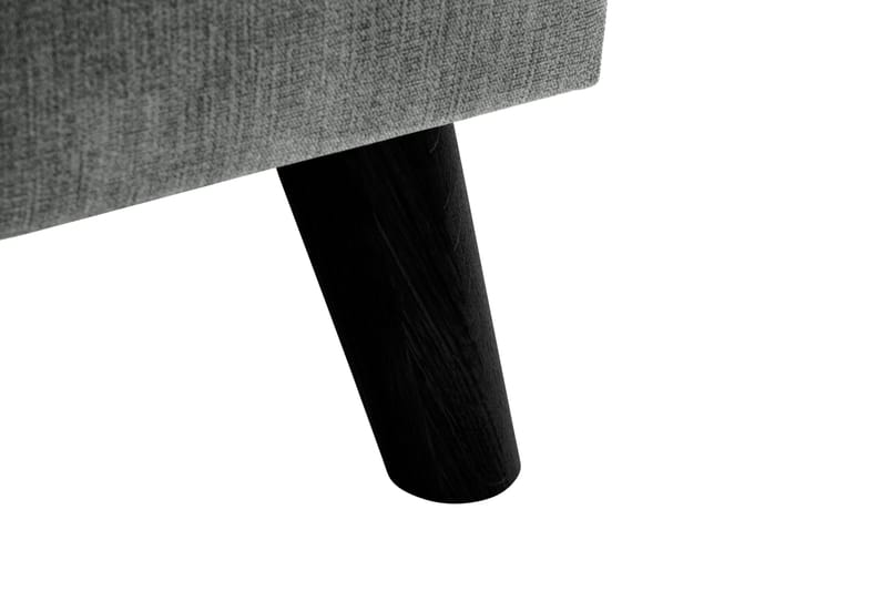 Trend Lyx 3-istuttava Oikeakätinen L-muotoinen Divaanisohva Kankaalla - Harmaa - Huonekalut - Sohva - Divaanisohva - 4 istuttava sohva divaanilla